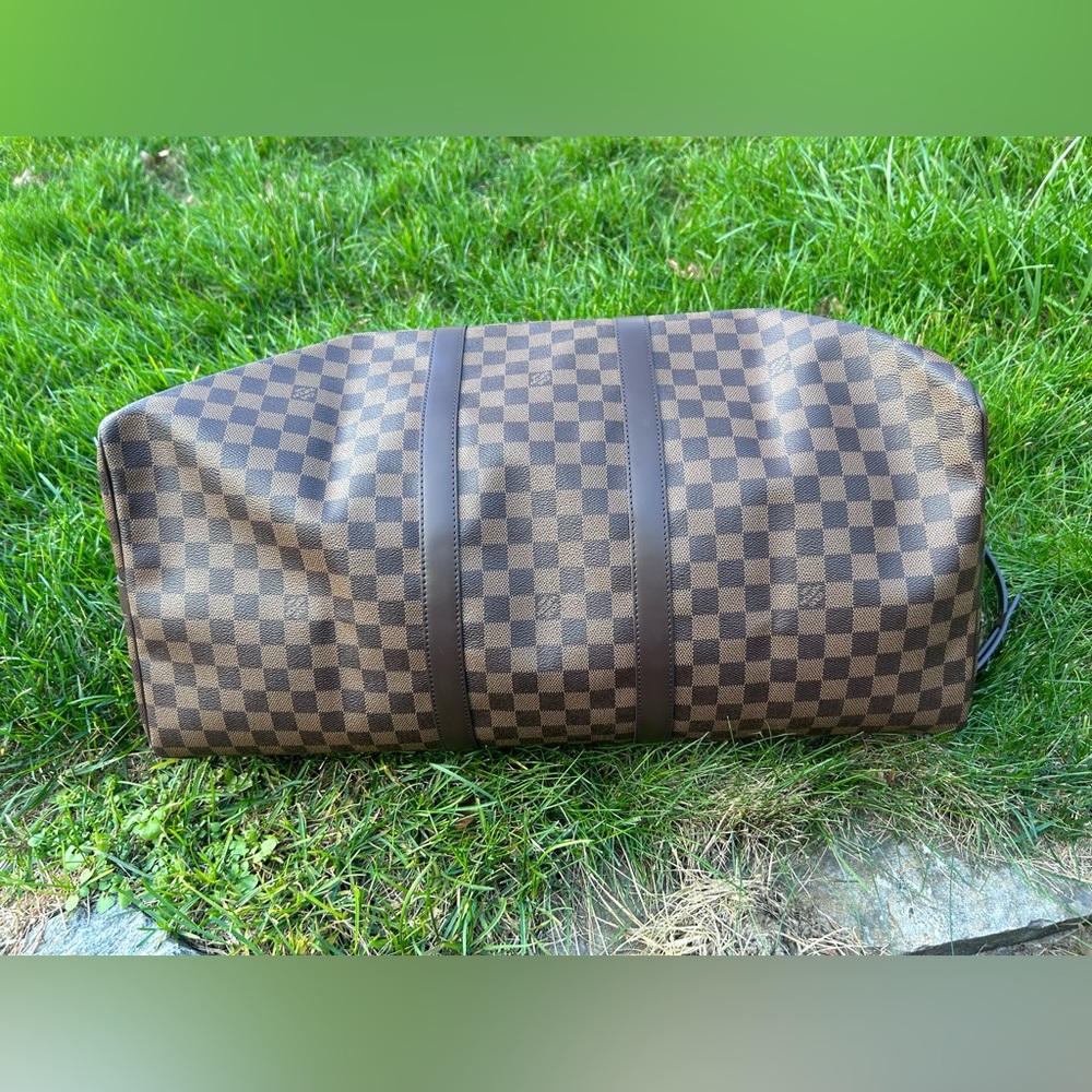 Keepall Bandoulière 55 LOUIS VUITTON Damier Ebene - Picture 4 of 7